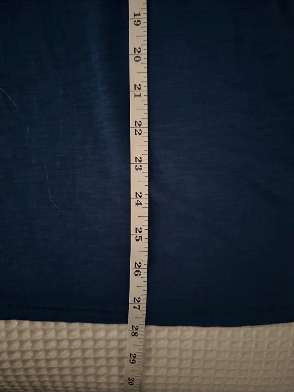 Chico's Belladonna blue  Ultimate Tee V-Neck Short Sleeve size 2 Large - Picture 6 of 7